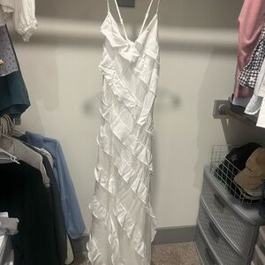 Altar'd State White Maxi Dress